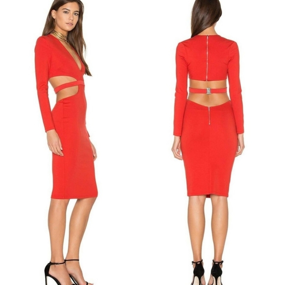 Bec & Bridge Dresses & Skirts - Bec & Bridge | Trixie red cut out dress